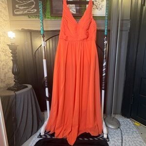 JJs House Vibrant Orange Maxi Dress